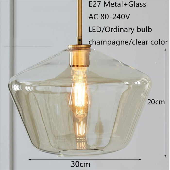 contemporary glass lighting