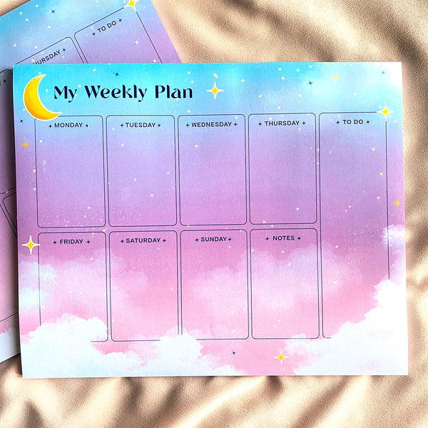 Weekly Planning Notepad Example