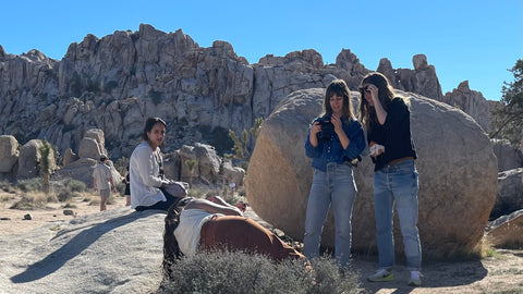 Edie Kahula Pereira_Everyday oil BTS_Joshua Tree_the shoot