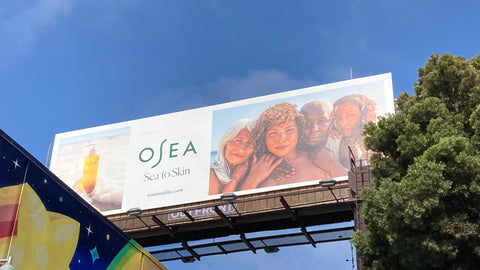 Edie Kahula Pereira modeling for natural skincare brand OSEA based in Venice Beach, CA. The most recent campaign had my image on billboards around Los Angeles and New York City!