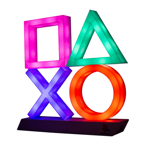 Paladone Playstation 5 Icons XL Light  3 Modes-Music Reactive Game Room  Lighting Perfect for Home, Office and Bedrooms