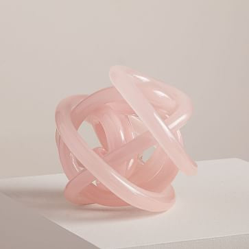 Pink Glass Knot