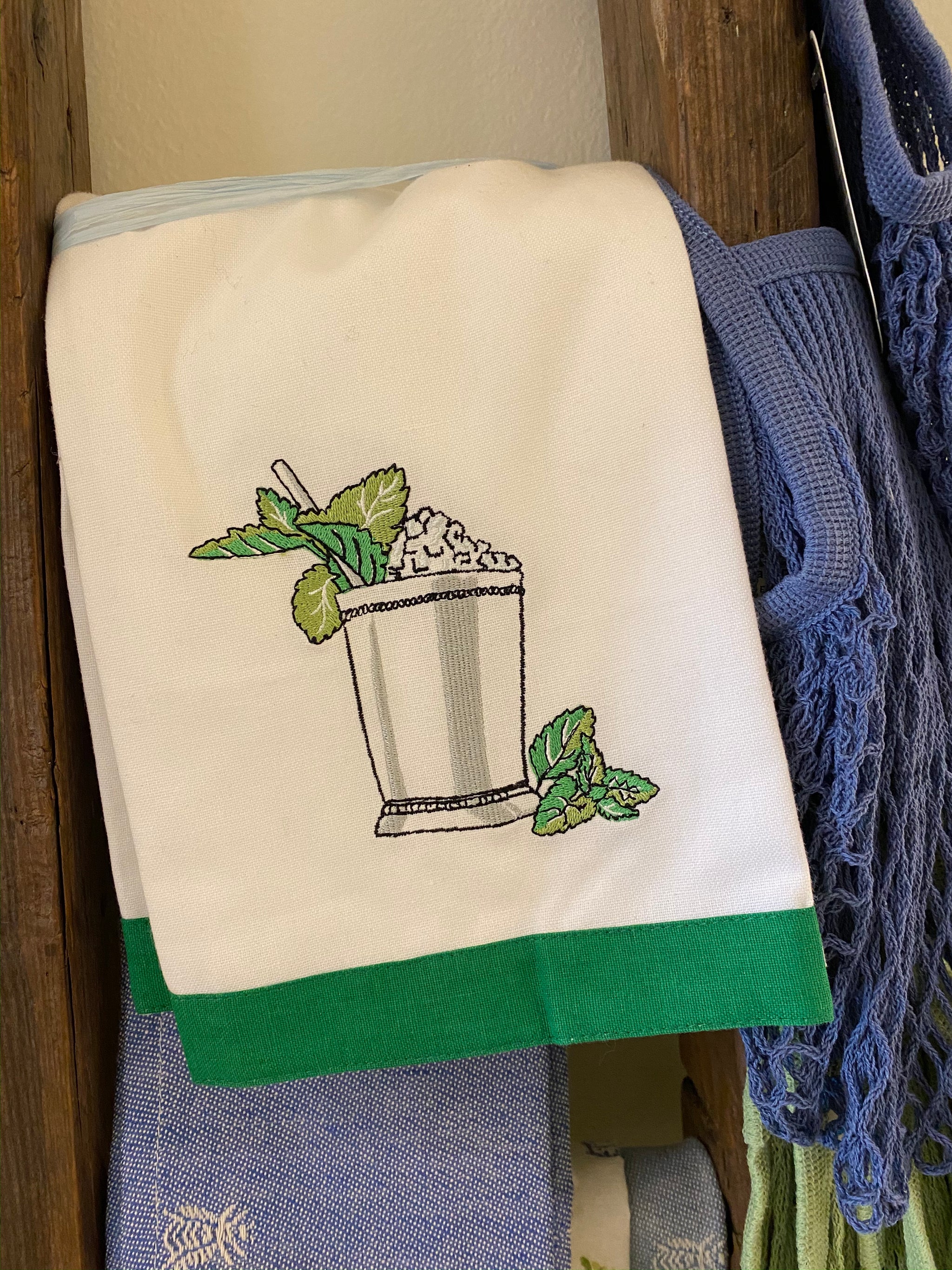 Embroidered Huck Towels