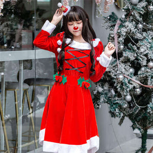 クリスマスコスプレ サンタコスプレ かわいい フリーサイズ 女性 特別なファッション