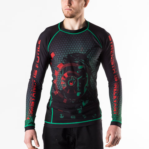 Fusion Fight Gear Street Fighter Akuma Compression BJJ Rash Guard