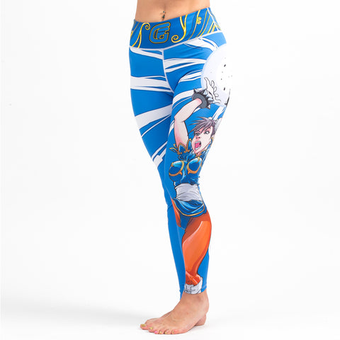 Fusion Fight Gear Harley Quinn DC Bombshells Women's Leggings/ BJJ Spa