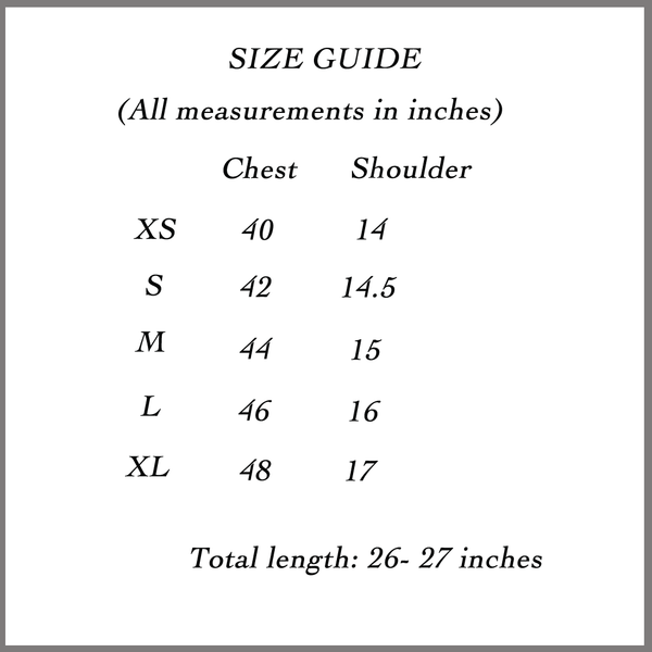 Understanding our Size Guide – Ela Label