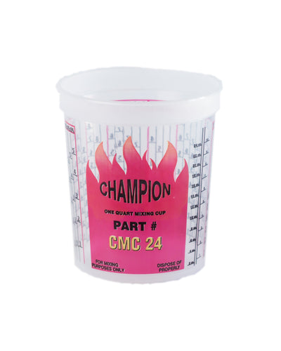 DealerShop - DS E-Z Mix Mixing Cups 1 Quart 100 Pkg - DS70032