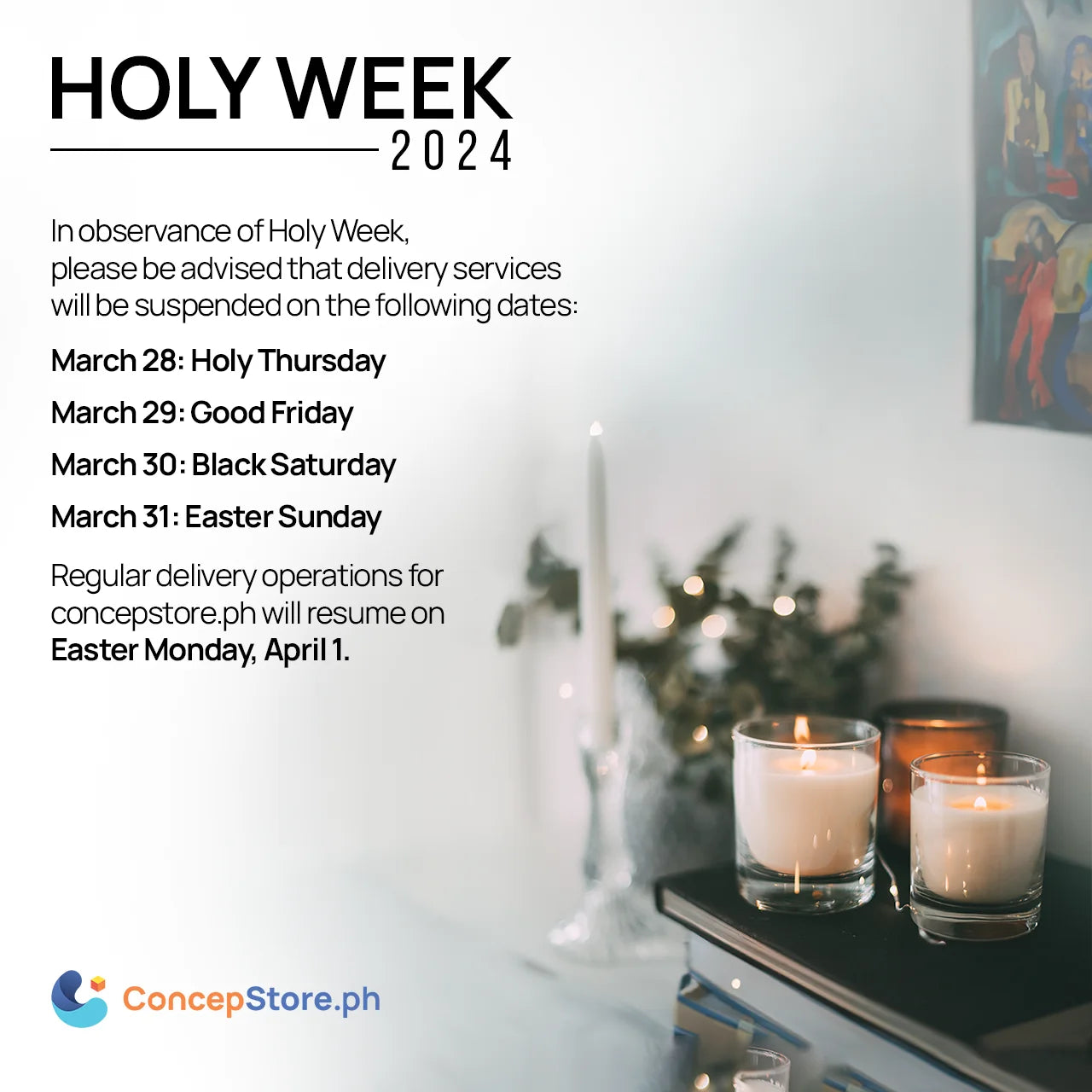 Holy Week Popup