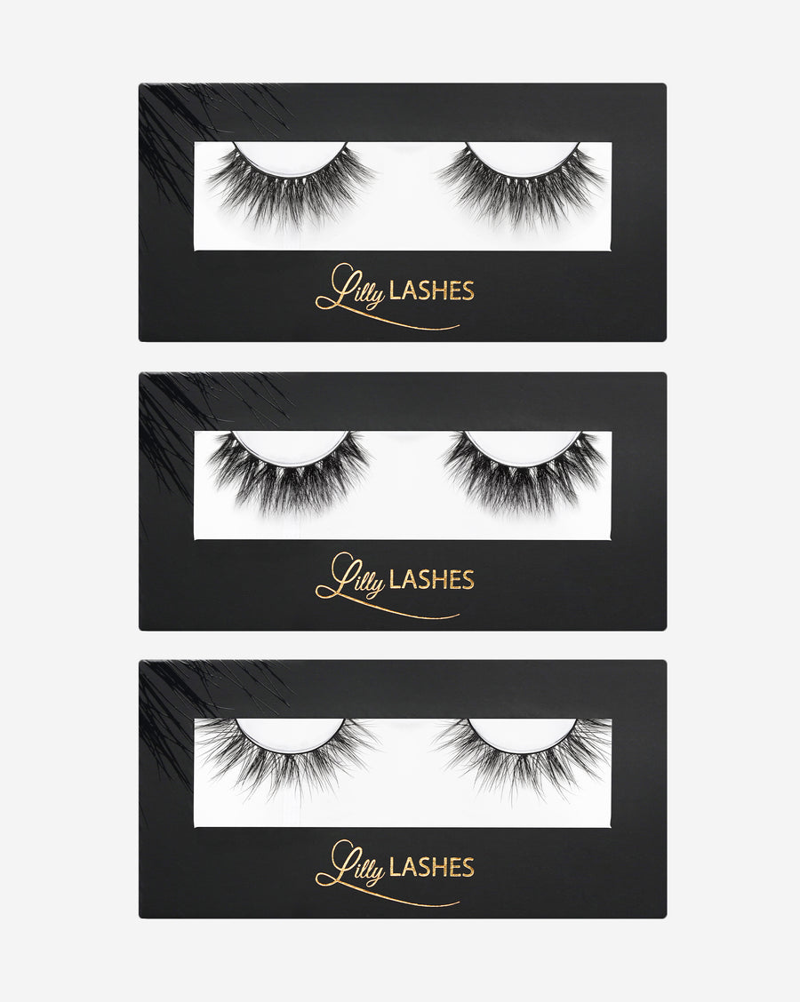Lilly Lashes | Bundle | 3D Mink Lashes