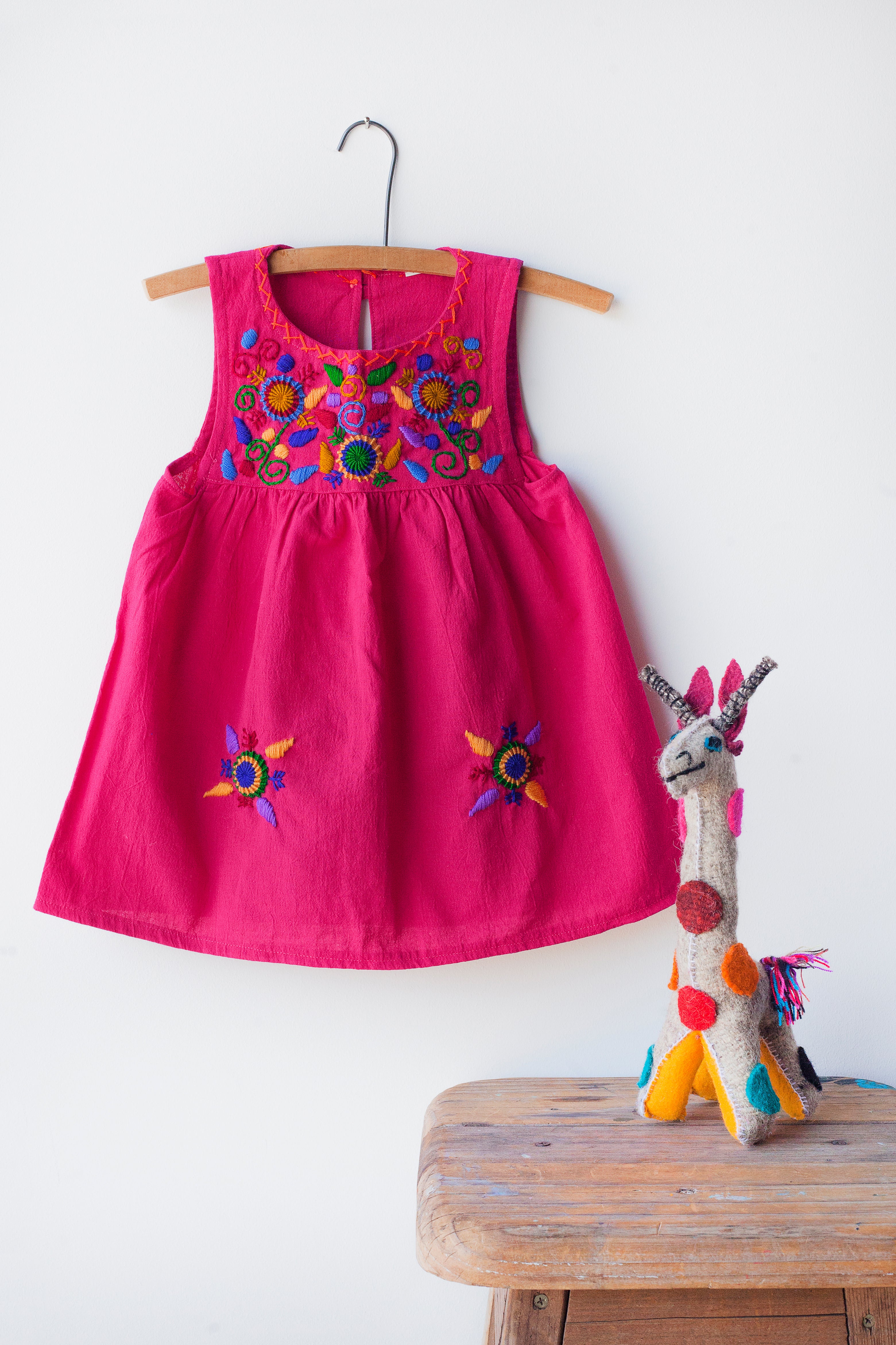 Jardinita Dress - Magenta