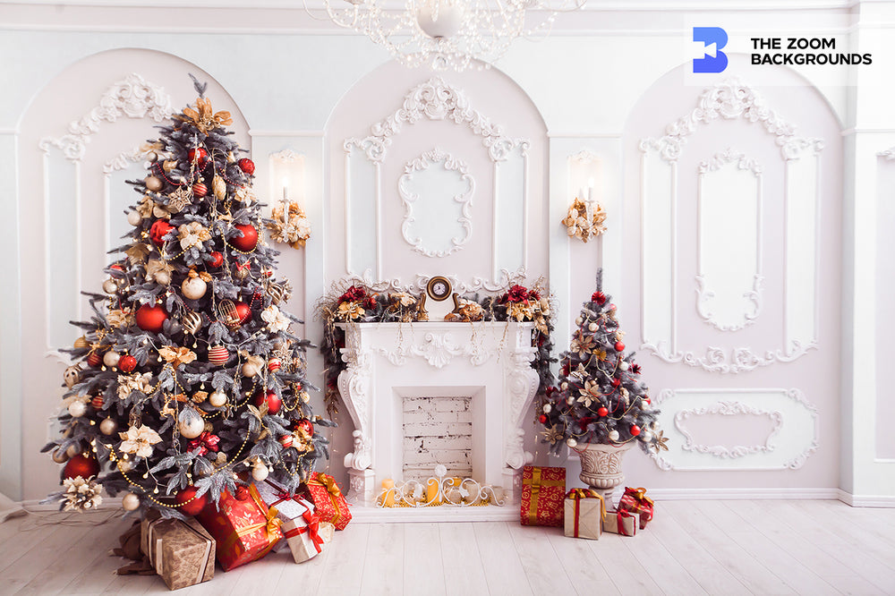Trên hình ảnh là Lò sưởi Baroque của bạn, giống như một lối đi đến những chú cây thông đang được trang trí đầy đủ vào Giáng Sinh, bạn có thể thưởng thức không khí ấm áp của mùa lễ này với gia đình và bạn bè. Hãy sử dụng ảnh này và mang lại không khí đầy ấn tượng cho cuộc họp của bạn.
