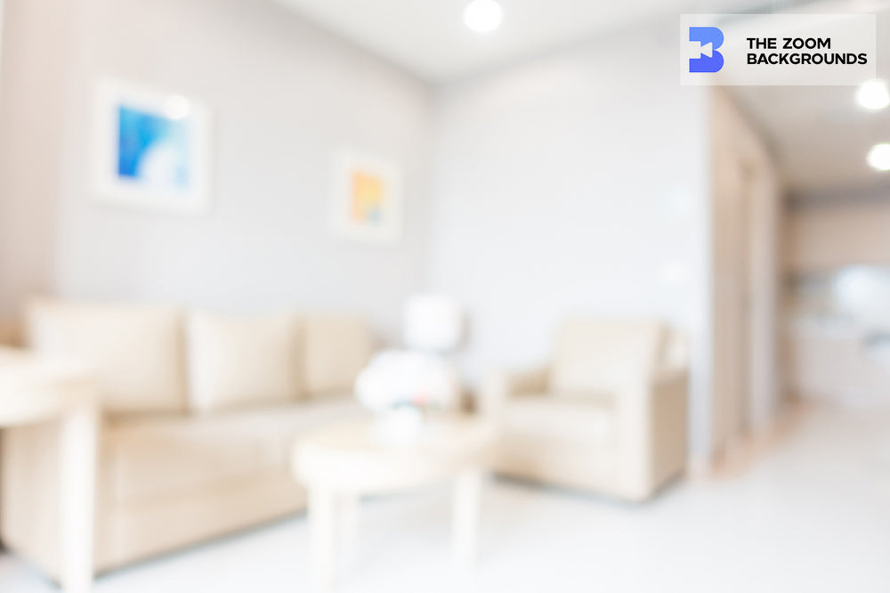 Blurred Living Room Zoom Background – 