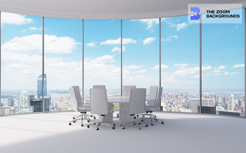 Modern Office Conference Room Zoom Background – 