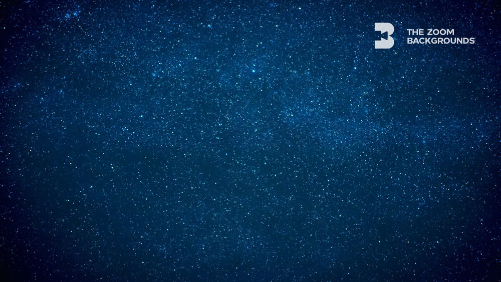 Stars On Blue Dark Night Sky Zoom Backgrounds Thezoombackgrounds Com