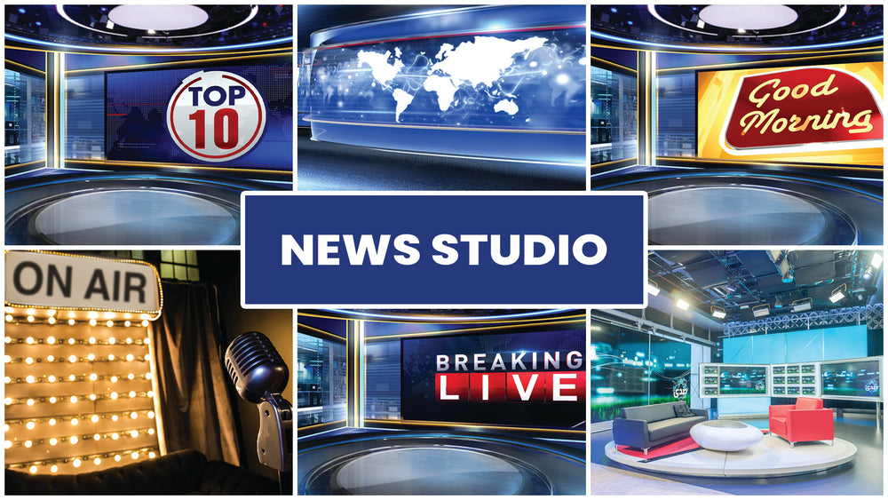 Newsroom Background For Zoom A Virtual News Studio Thezoombackgrounds Com