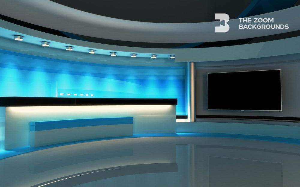 zoom background news anchor