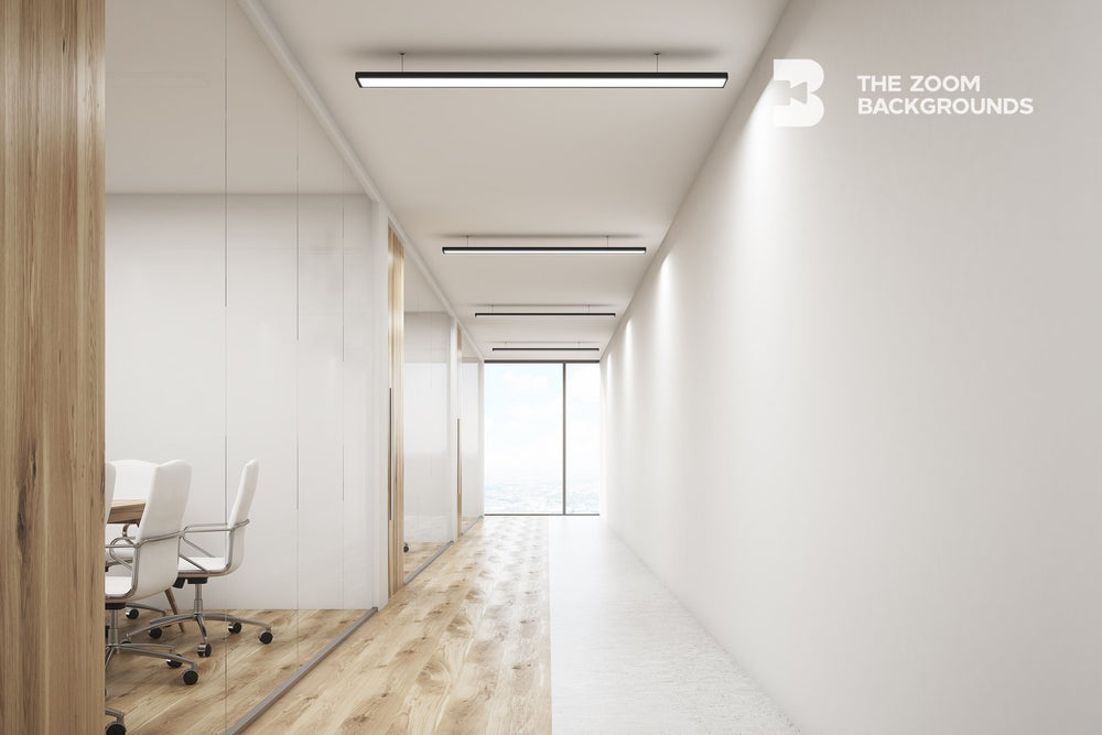 White Office Design Zoom Backgrounds – 