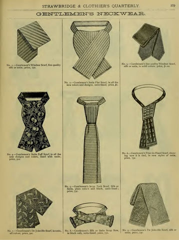 history of ties