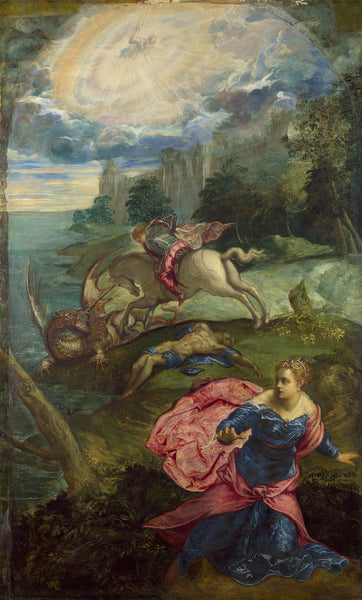 Tintoretto St George & the dragon