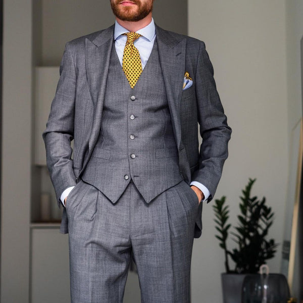 Waistcoat Grey Suit