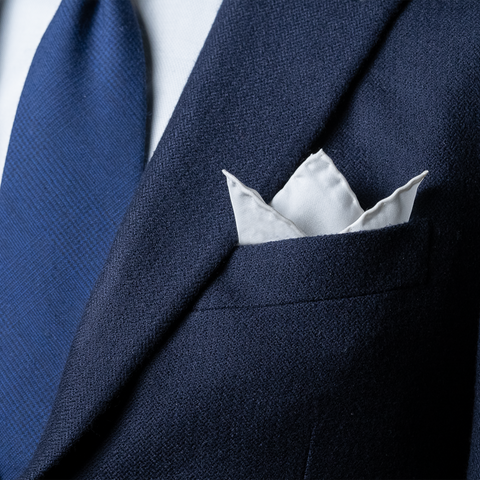 Why Any White Pocket Square Will Suit Your Jacket – Rampley and Co