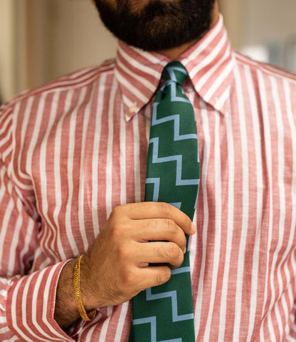 silk pattern tie