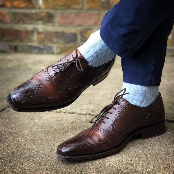 Langham - Grey Dress Socks | Rampley and Co