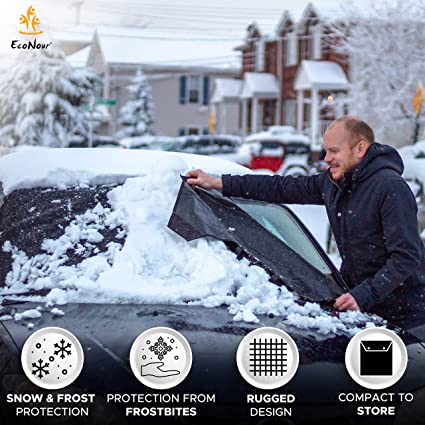 Universal Car Front Windshield Cover Winter Snow Ice Frost