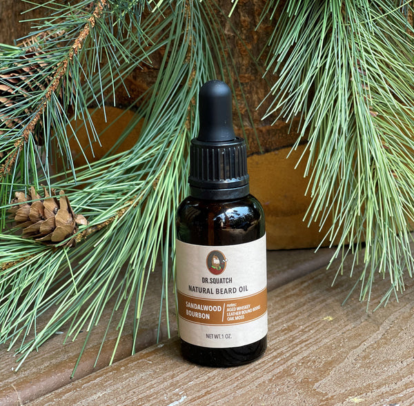 Dr. Squatch Crushed Pine Natural Beard Oil 1 oz