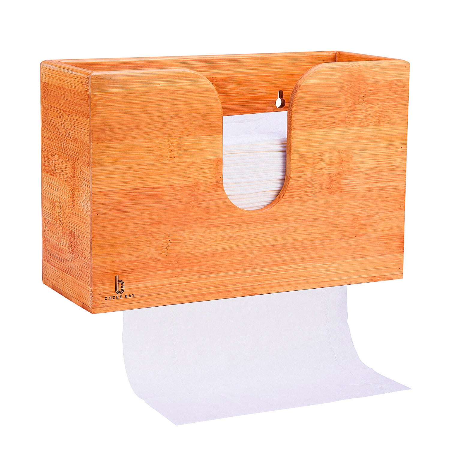 Cozee Bay Paper Towel Dispenser Natural Bamboo 5000x ?v=1627101922