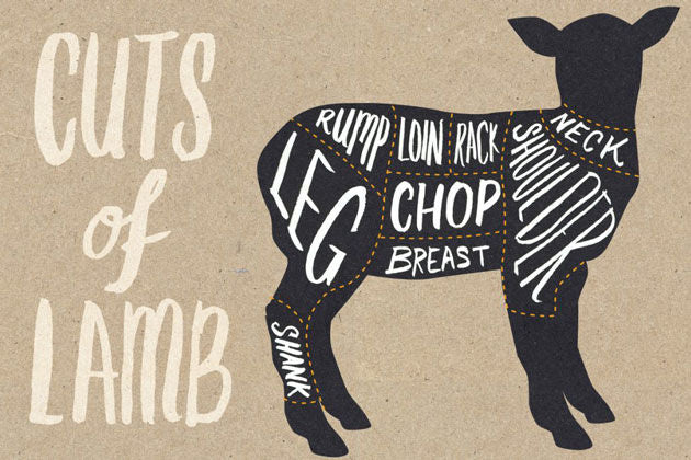 Cuts of Lamb DIagram