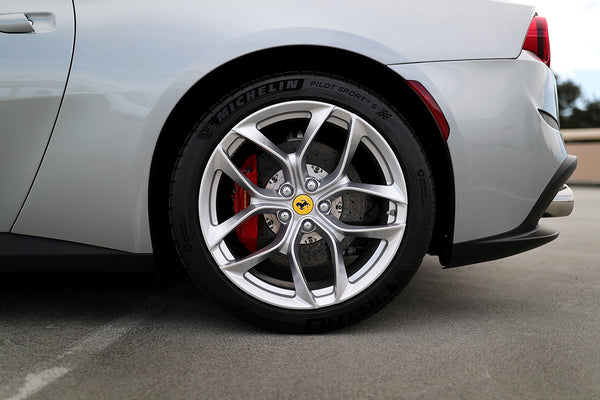 Rear wheel of the Ferrari GTCLusso T