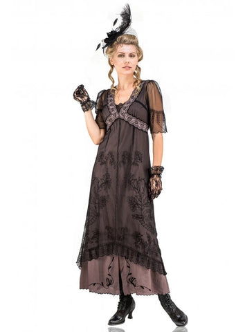 Vintage Inspired Black/Coco Titanic dress