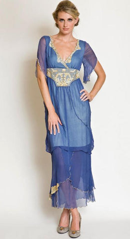 Grecian Dresses in blue