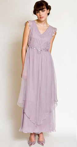 Nataya Romance dress in Lavender for the ash-blonde brides