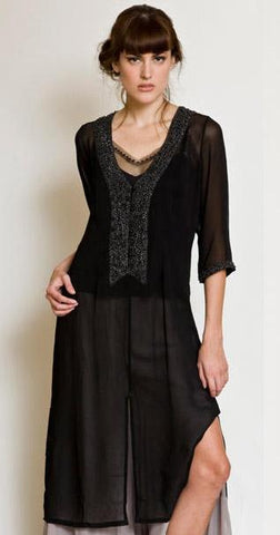 Retro black style dress