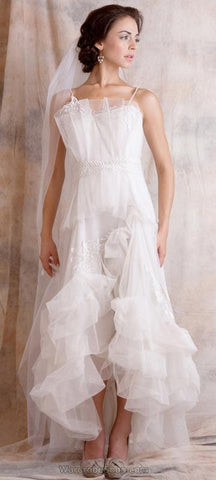 Dahlia White Vintage Wedding Dress