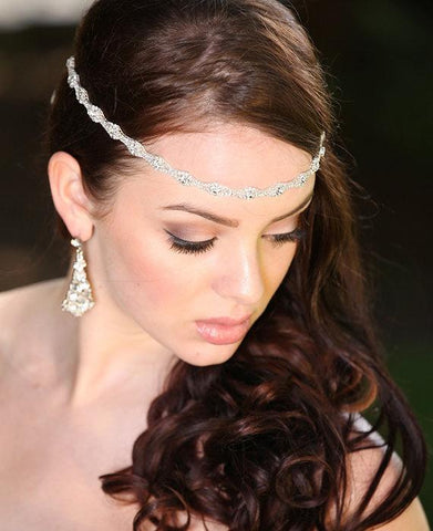 Grecian bridal headband 