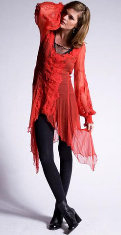 Vintage fashion in red