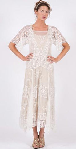 Nataya’s Ivory Dress with lace
