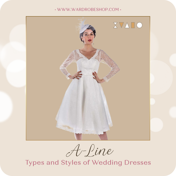 A-line wedding gown style