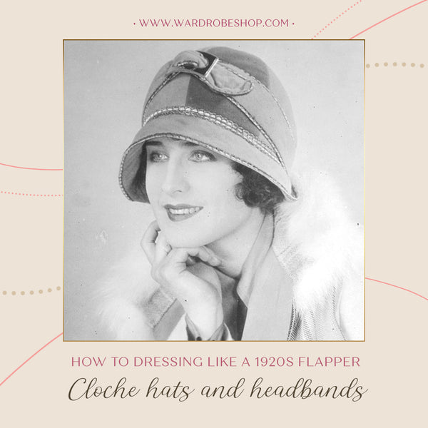 Vintage inspired cloche hats & headbands of 1920s era