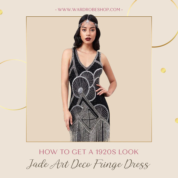 How To Get A Jade Art Deco Fringe Dress Look