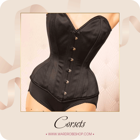Vintage black corset