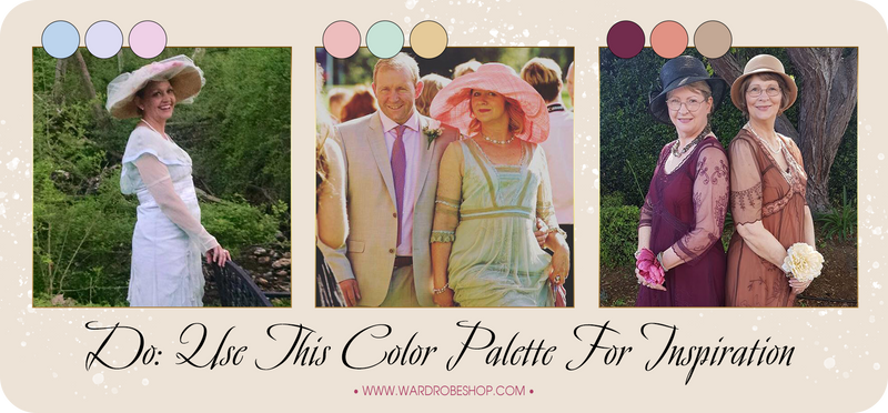 Color Palette Of Vintage Dresses For Mother Of The Bride Inspiration