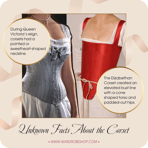 Elizabethan corset created on elevated bust line