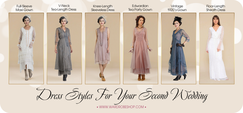 Different dress styles for your second wedding