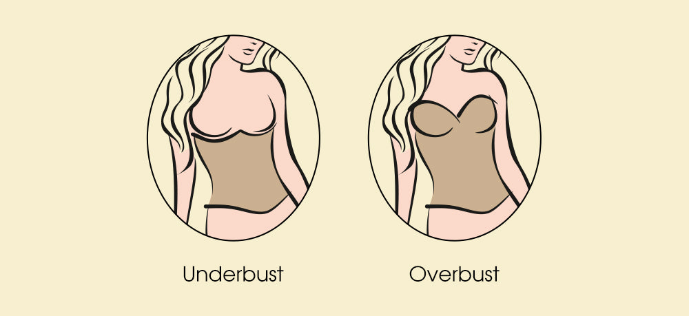 underbust overbust corset type