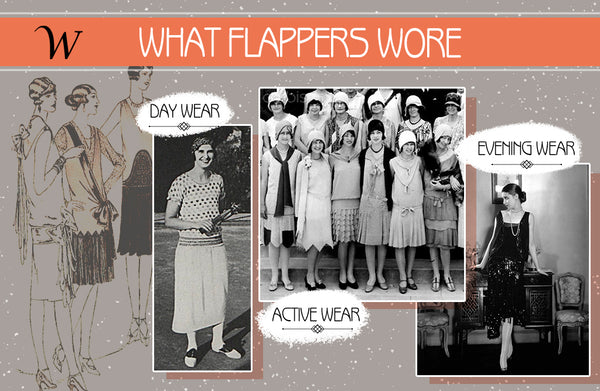 what 1920s flappers wore